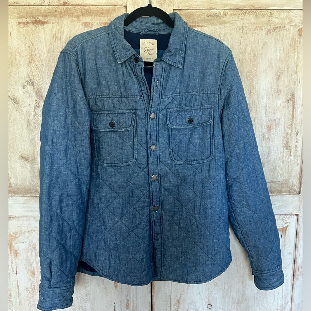 Scotch & Soda quilted shirt jacket (M)